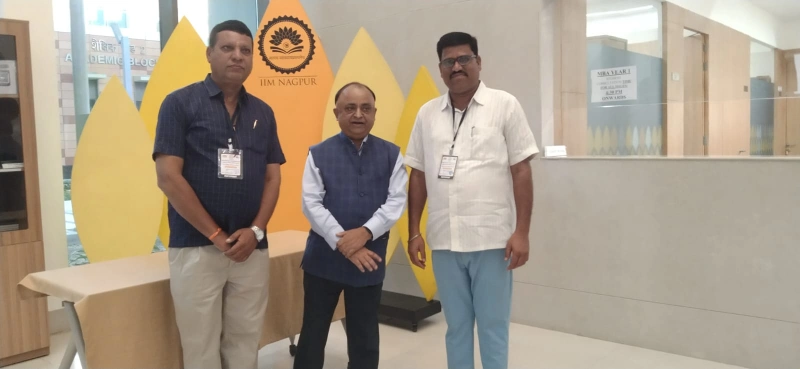 आय.आय.एम. नागपूर येथे कार्यक्रम राष्ट्रीय सरपंच प्रशिक्षण कार्यक्रमांतर्गत सहभाग