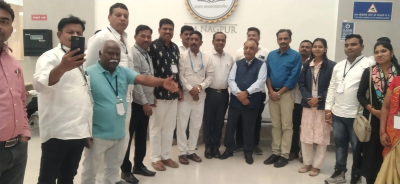 आय.आय.एम. नागपूर येथे कार्यक्रम राष्ट्रीय सरपंच प्रशिक्षण कार्यक्रमांतर्गत सहभाग