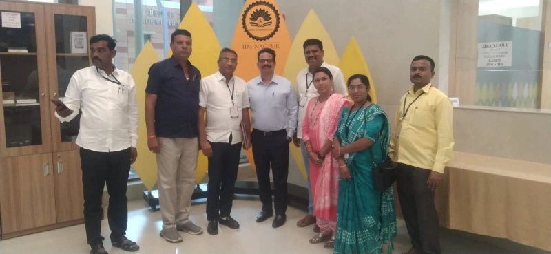 आय.आय.एम. नागपूर येथे कार्यक्रम राष्ट्रीय सरपंच प्रशिक्षण कार्यक्रमांतर्गत सहभाग